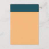 航海のいかり – コーラルブルー結婚ズ詳細 エンクロージャーカード (裏面)