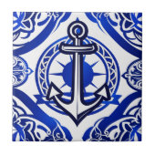 航海のいかり タイル (正面)