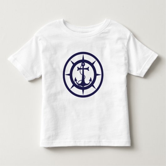航海のいかり トドラーTシャツ (正面)