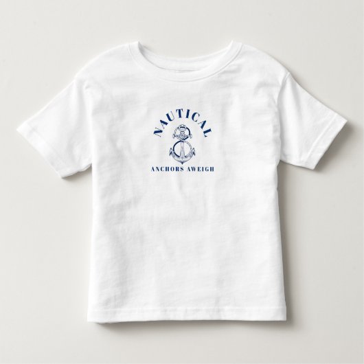 航海のいかり トドラーTシャツ (正面)