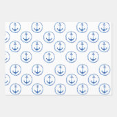 航海のいかり ラッピングペーパーシート (正面2)