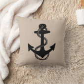 航海のいかり+ロープ | クッション (ブランケット)