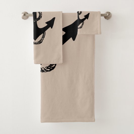航海のいかり+ロープ | バスタオルセット (インサイチュ)