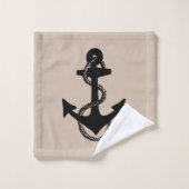 航海のいかり+ロープ | バスタオルセット (ウォッシュタオル)