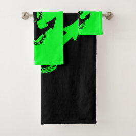 航海のいかり+ロープ | バスタオルセット