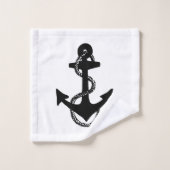 航海のいかり+ロープ | バスタオルセット (ウォッシュタオル)