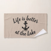 航海のいかり+ロープ | バスタオルセット (ハンドタオル)