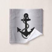 航海のいかり+ロープ | バスタオルセット (ウォッシュタオル)