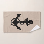 航海のいかり+ロープ | バスタオルセット (ハンドタオル)