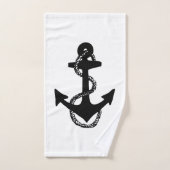 航海のいかり+ロープ | バスタオルセット (ハンドタオル)