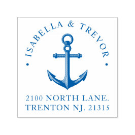 航海のいかり |差出人住所 セルフインキングスタンプ