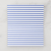 航海のいかり – 折り曲げ結婚座席表 プレイスカード (内部開封)