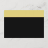 航海のいかり – 黒金ゴールド-結婚の詳細 エンクロージャーカード (裏面)