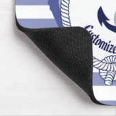 航海のいかり/Seahorse/knot/カスタマイズ名前， # マウスパッド (コーナー)