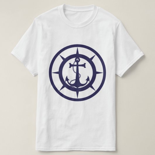 航海のいかり Tシャツ (デザイン正面)