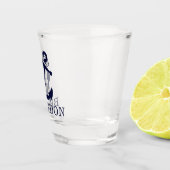 航海のいかりMotif名前を選択カスタムする ショットグラス (右)
