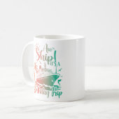 航海のお祝い コーヒーマグカップ (正面左)