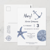 航海のお誕生日ポストカード どんな年齢でも ポストカード (正面/裏面)