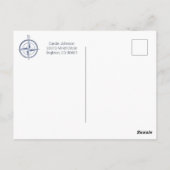 航海のお誕生日ポストカード どんな年齢でも ポストカード (裏面)