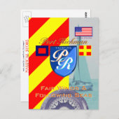 航海のことわざフェアの風と後を追海 ポストカード (正面/裏面)