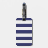 航海のでシックな荷物のラベル ラゲッジタグ (裏面縦)