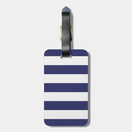 航海のでシックな荷物のラベル ラゲッジタグ (裏面縦)