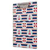 航海のでストライプなおよびドット・パターン クリップボード (左)