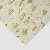 航海ので旧式な地図の海モンスターの船のいかり 薄葉紙 (詳細)