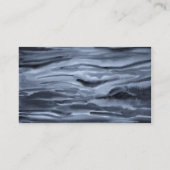 航海ので薄青い灰色の水彩画のグリッターのいかり 名刺 (裏面)
