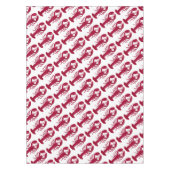 航海ので赤いロブスター テーブルクロス (正面)