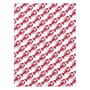 航海ので赤いロブスター テーブルクロス