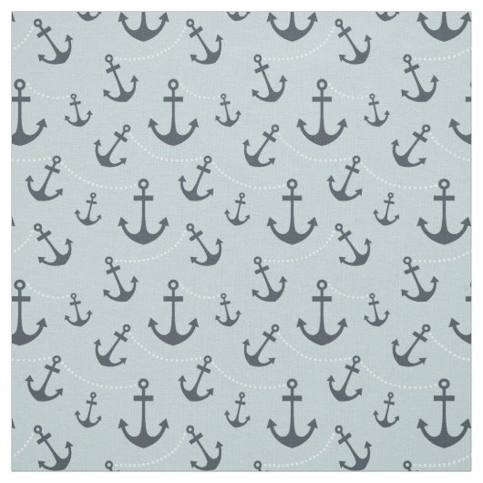 航海ので青いいかり ファブリック (見本)