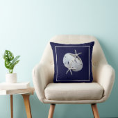 航海ので青いヒトデの砂ドルの装飾用クッション クッション (椅子)