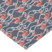 航海のないかりおよびロープパターン テーブルクロス (アングル)