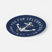 航海のないかりのカスタムなパーティーの紙皿 ペーパープレート (アングル)