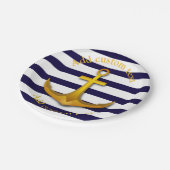 航海のないかりのカスタムなパーティーの紙皿 ペーパープレート (アングル)