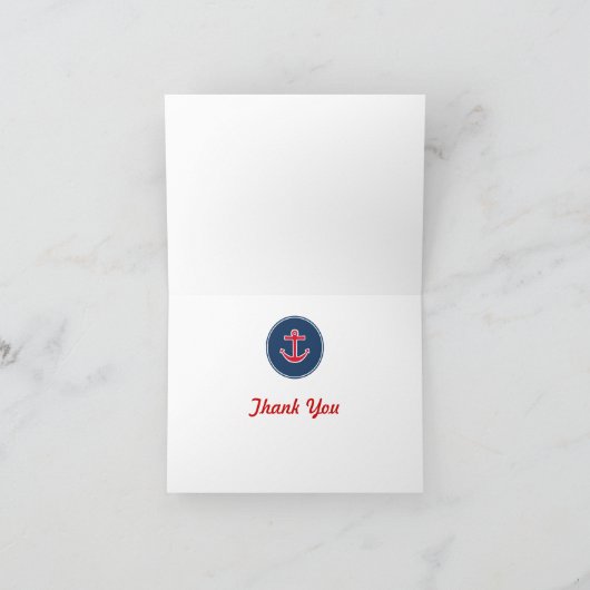 航海のないかりのサンキューカード サンキューカード (内部)