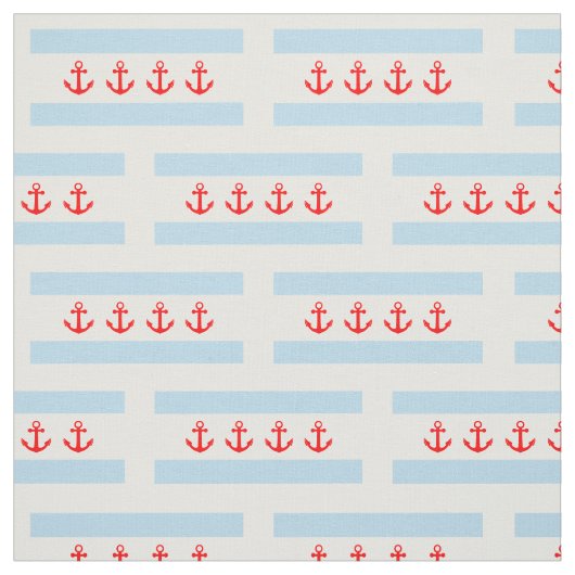 航海のないかりのシカゴの旗パターン ファブリック (見本)