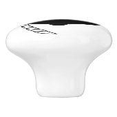 航海のないかりのドア・ノブの引出しの引き セラミックノブ (側面)