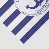 航海のないかりのパーソナライズな誕生日 薄葉紙 (詳細)