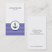 航海のないかりの名刺 名刺 (正面/裏面)