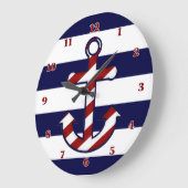 航海のないかりの柱時計 ラージ壁時計 (傾斜)