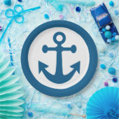 航海のないかりの紙皿 ペーパープレート (パーティー)