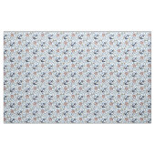 航海のないかりの舵の青い白のストライブ柄のジグザグ形 ファブリック (ヤード)