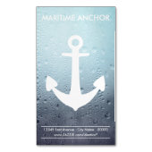 航海のないかり水は磁気を落とします マグネット名刺 (正面縦)