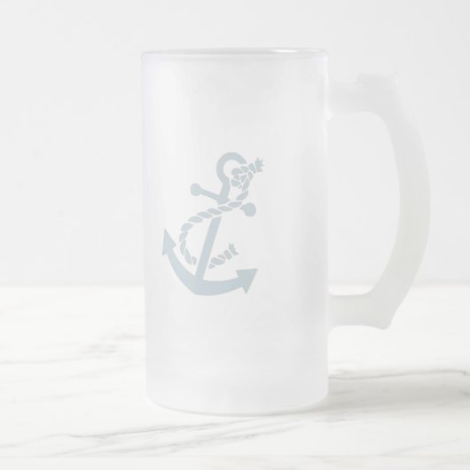 航海のないかり フロストグラスビールジョッキ (右)