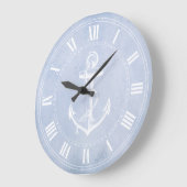 航海のないかり ラージ壁時計 (傾斜)