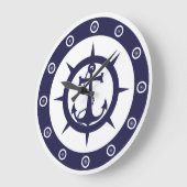 航海のないかり ラージ壁時計 (傾斜)