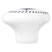 航海のなばら色のコンパスのキャビネットの引出しのノブ海軍 セラミックノブ (側面)