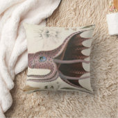 航海のなまたは海洋生物かイカまたはタコ20"枕 クッション (ブランケット)